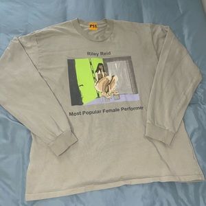 Kanye West Yeezy Pornhub Riley Reid L/S Tee Vapor
